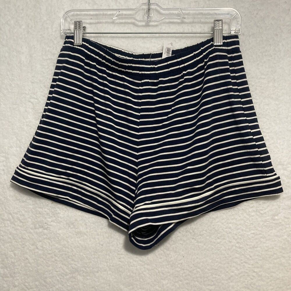 Banana Republic Womens Modal Sleepwear Shorts Size Small S NWT Blue White Stripe